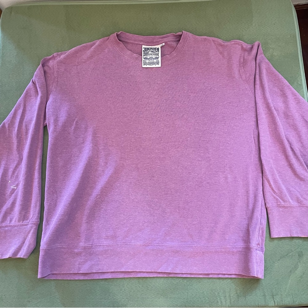Jungmaven lightweight crew made in USA with natural fibers